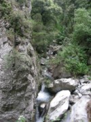 Dans les gorges
